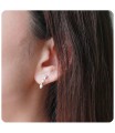 Silver Stud Earring STS-5879